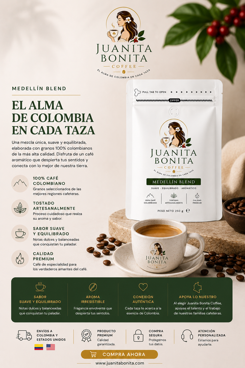 Juanita Bonita - Medellin Blend Coffee 250g