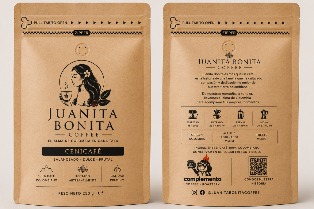 Juanita Bonita - CENICAFE EN GRANO Coffee 250g